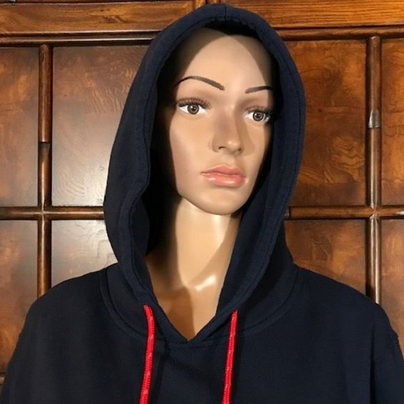 NFL Team Apparel New England Patriots MCMLX Embroidered Fleece Lined Hoodie - Picture 7 of 10